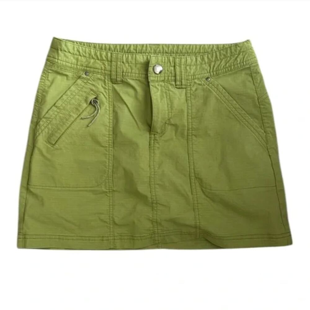 Title Nine Green Active Wear Cotton Skort Sz 4